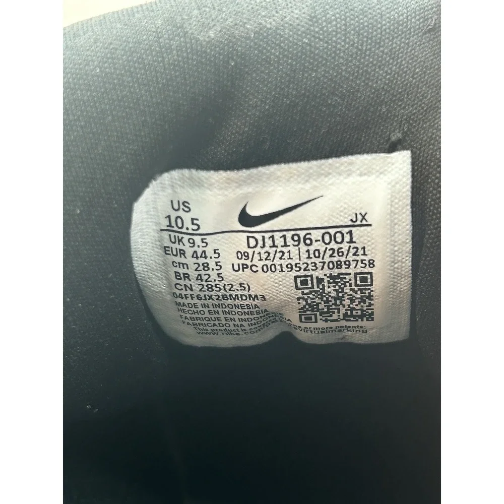 Nike‎ Air Monarch IV Shoes Mens Size 10.5 Training Leather DJ1196-001 Sneakers